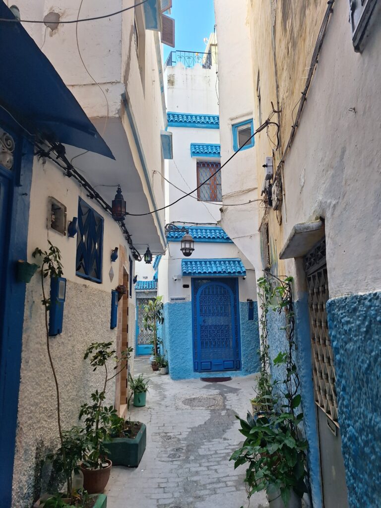 The medina in Tanger light blue - Yasmine Libberecht, 2025